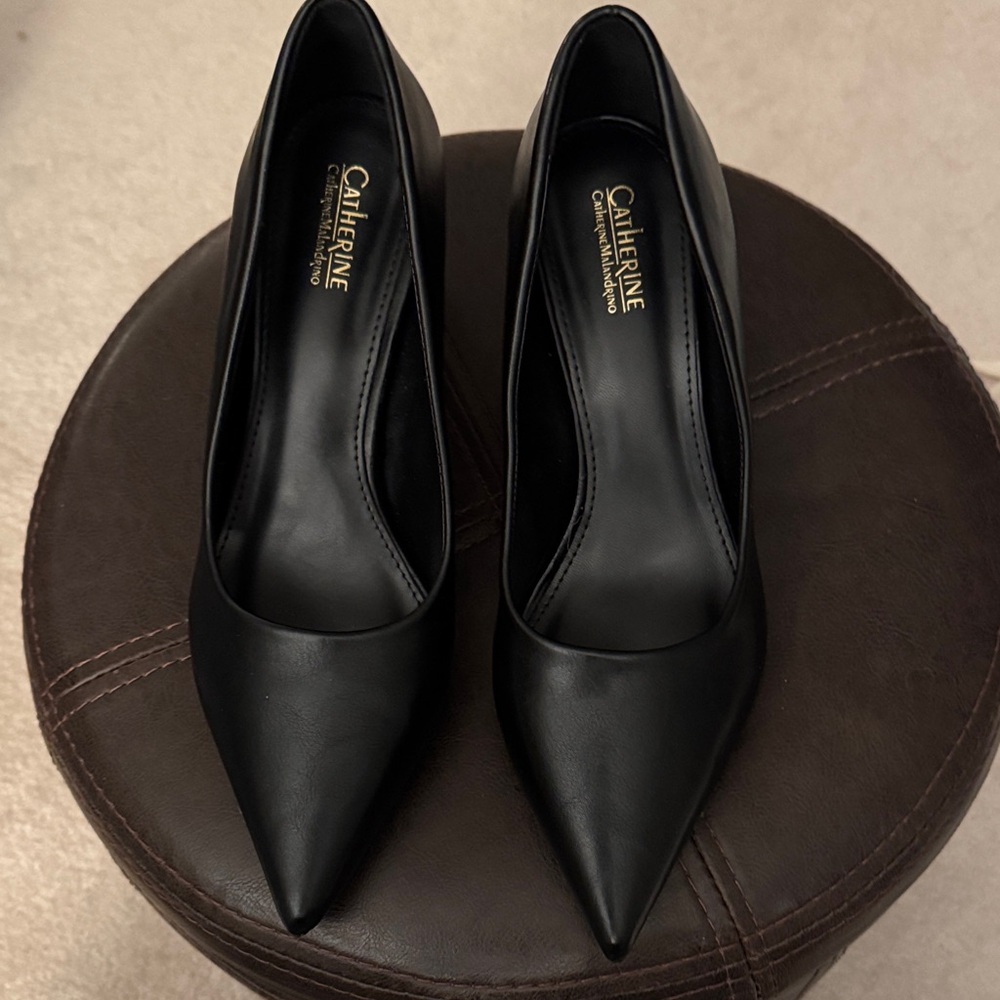 Catherine Malandrino Classic Black Heels SZ 8.5